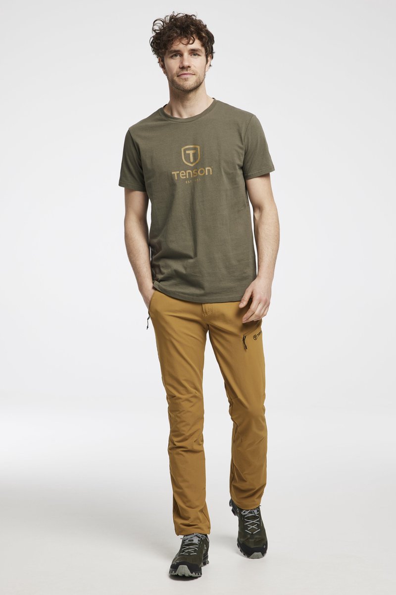 Tenson Garry Pants M - Wandelbroek - Heren - Licht Bruin - Maat S