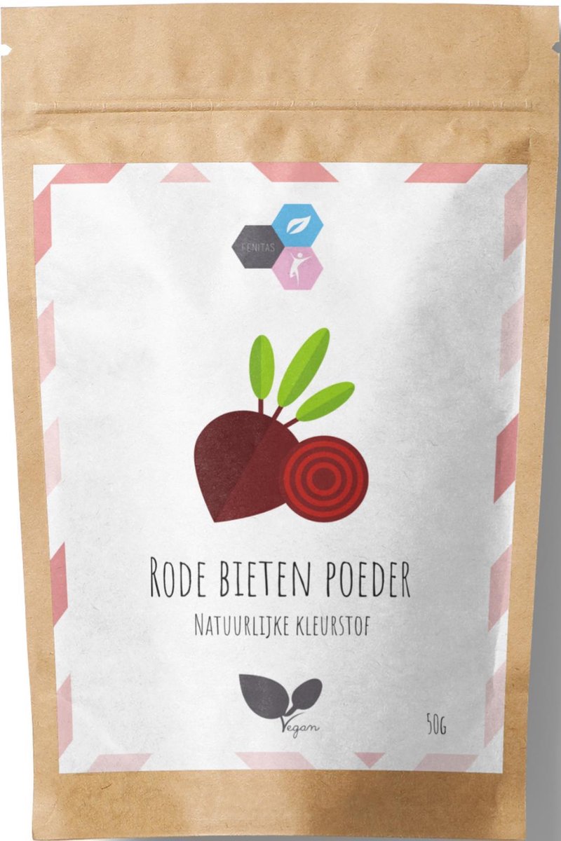 Rode bieten poeder - Fenitas - Natuurlijke kleurstof