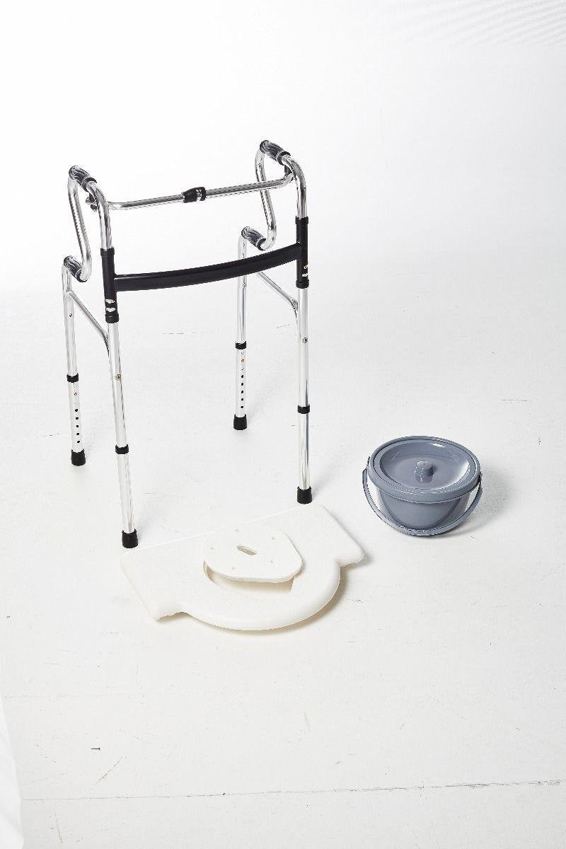 6 in1 Looprek Toiletverhoger - Sta op Hulp - Toiletstoel - Toiletsteun - Badstoel