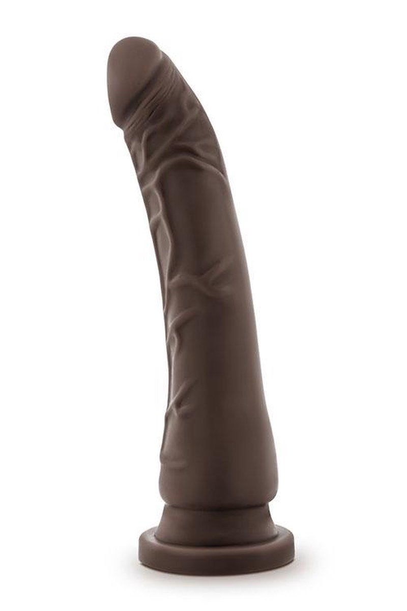 Blush - Dr Skin realistische flexibele dildo 21 cm - Bruin