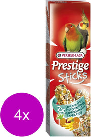 Versele-Laga Prestige Sticks Gropar Exotisch Fruit - Vogelsnack - 4 x 2x70 g