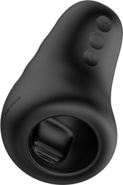 ECLIPSE Vibrating & Stroking Male Masturbator - Black
