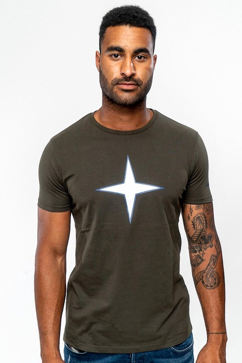 Tee Star Logo Me 0011 Army Green