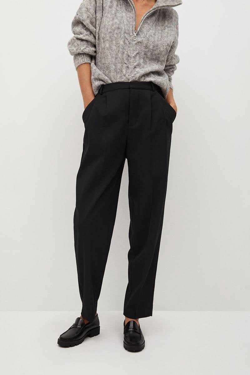 Broek Met Bandplooidetail 77087634 99