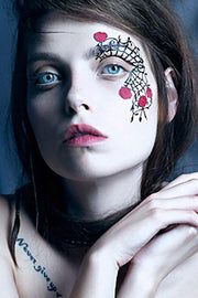Face-lace Gothamour sticker voor het gezicht