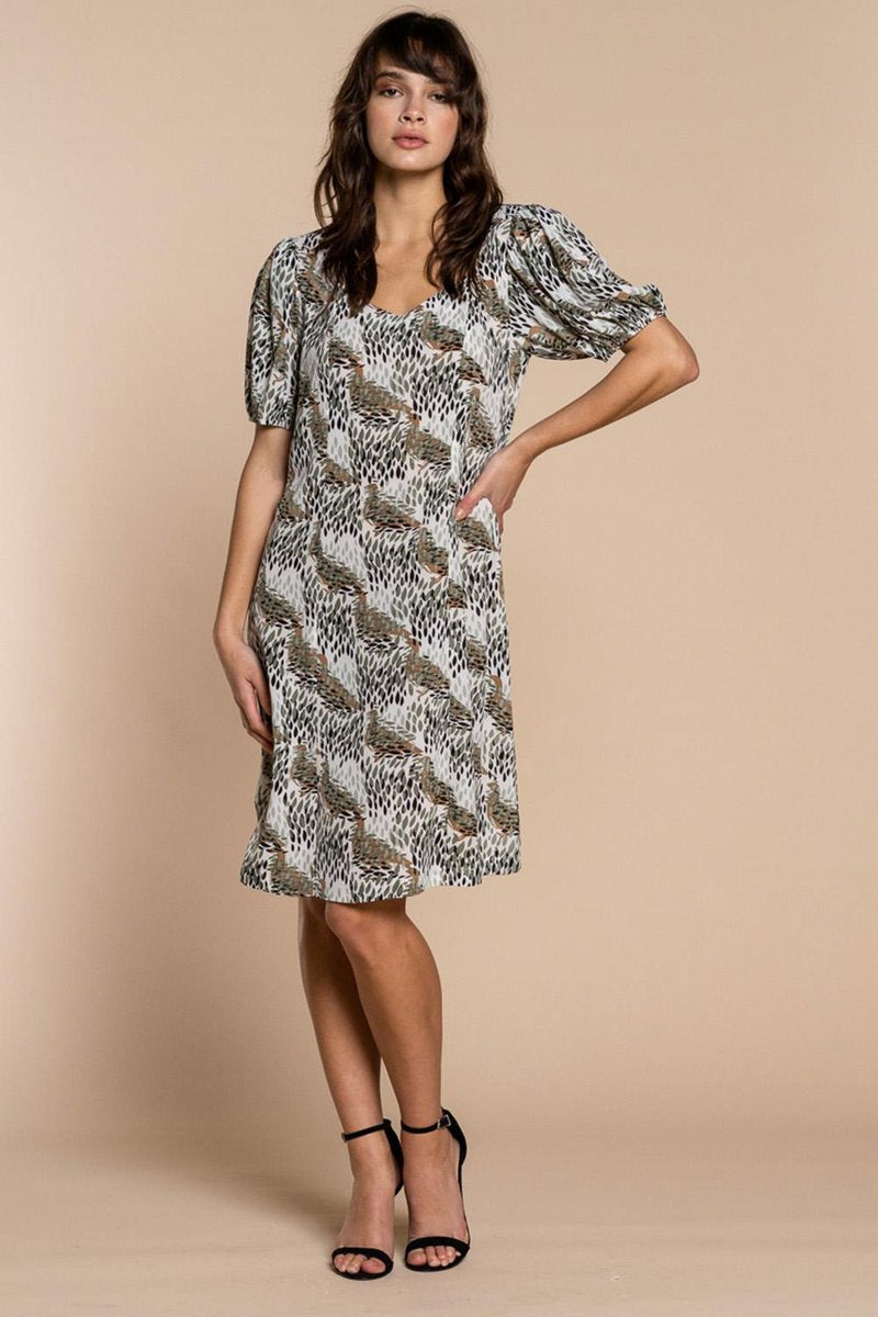 Dress Pheasant Puffy Arms 17054 Off-white/army