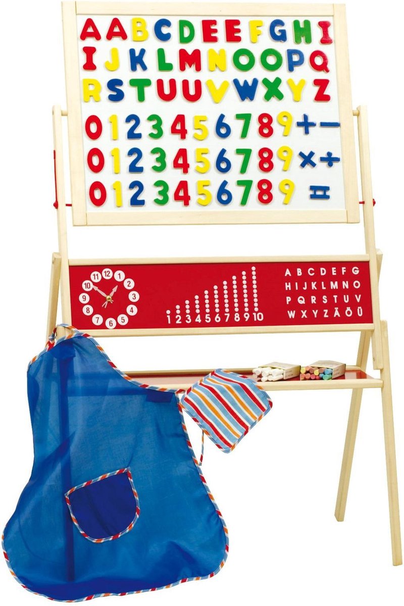 Roba School-/tekenbord Magnetisch 69 X 112 Cm Hout 93-delig