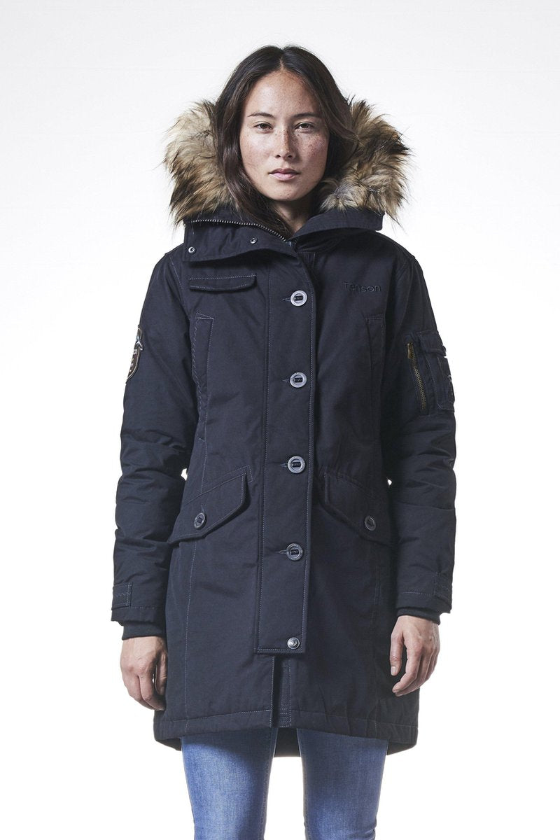 Tenson Lhasa Lady - Parka - Dames - Zwart - Maat 42