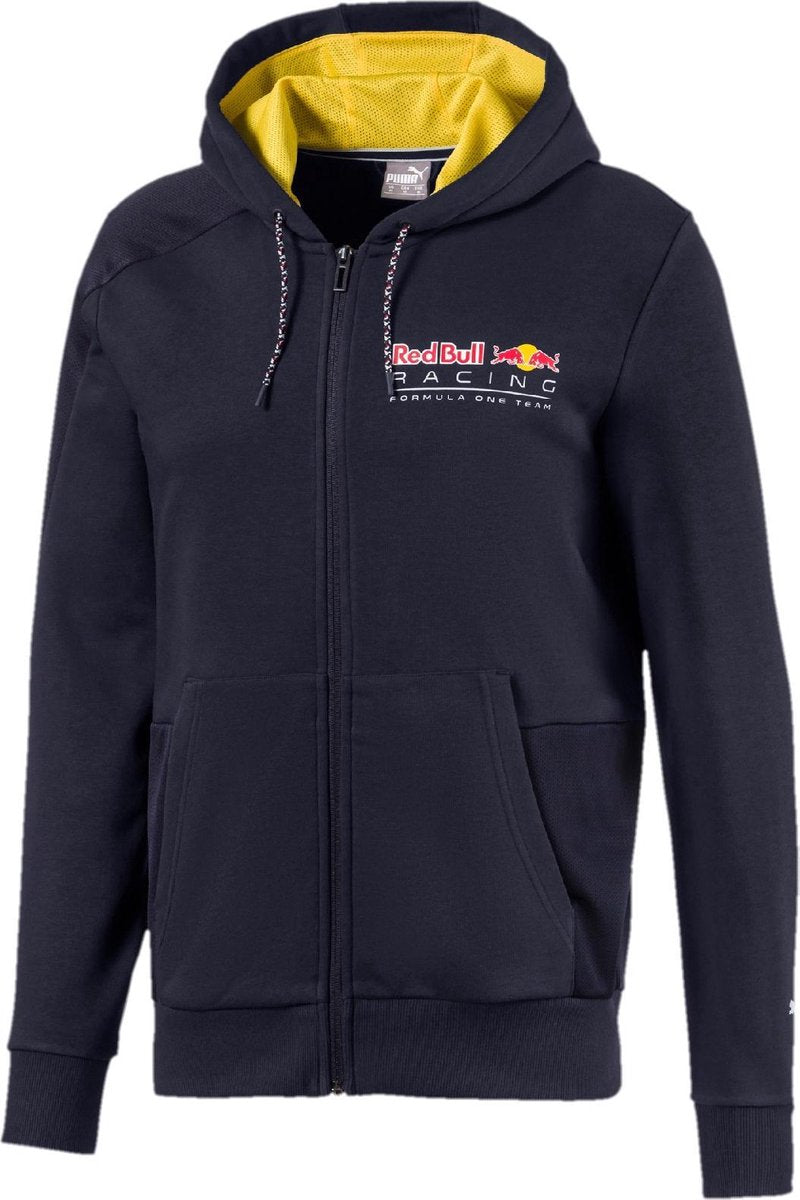 PUMA Red Bull Racing Hooded Sweat Jacket Heren Sporttrui - NIGHT SKY - Maat M