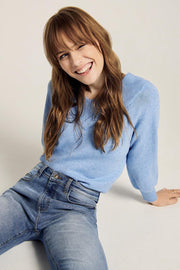 Jdyshanon L/s Off Shoulder Pull Knt 15184756 Lichen Blue/melange