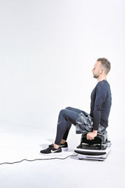 Invitalis ViViBo Pro - Oscillerende en diepte-vibratie fitness plaat voor hometraining en intense workout (grijs)
