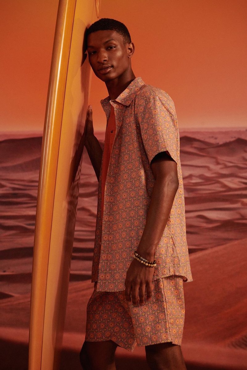 Taghazout Shortsleeve Shirt 1a1312 3900 Red Aop