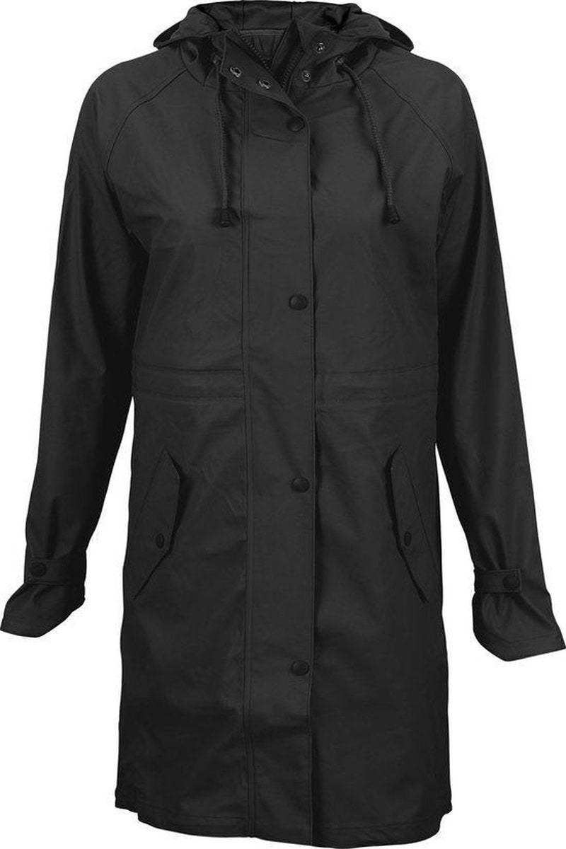 Ralka Regenjas Dames - Mizzle - Zwart/Wit - 42