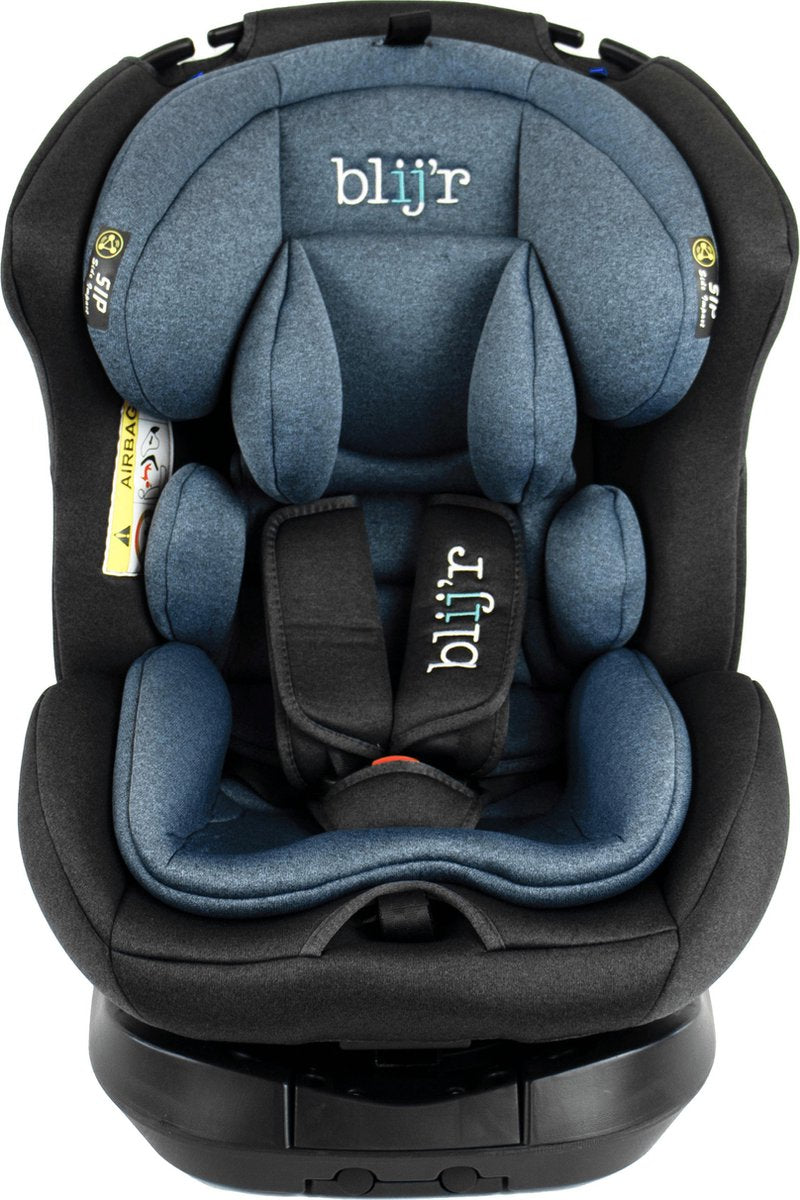 Blij'r Maja - Autostoel - Roteerbaar - 0-36kg - Donker blauw
