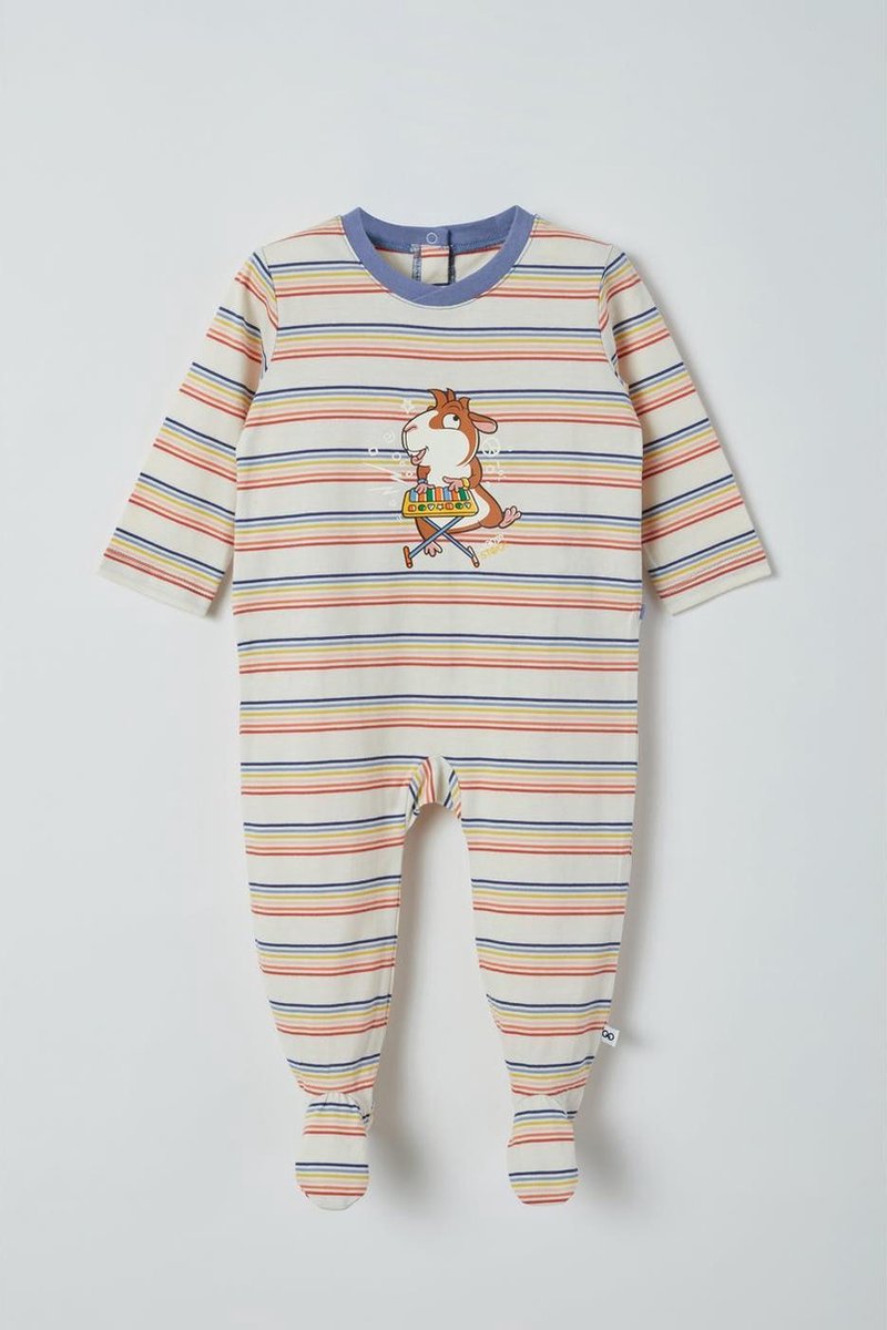 Woody - Romper - Hamster - multicolor gestreept - 211-3-RBF-S/924 - 6m