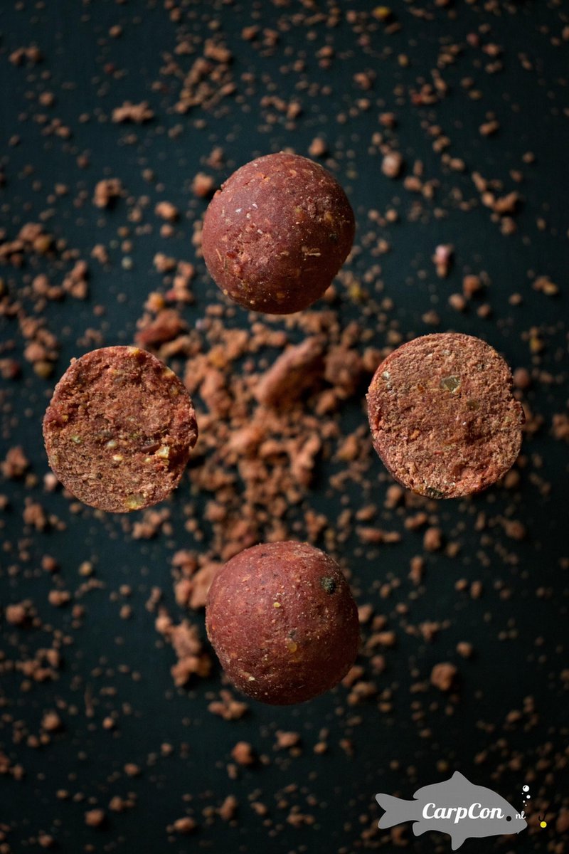 Boilies 'RobinRed 'n Garlic' 18mm - 1kg - Readymade - 18/20mm Boilies Karper voer - Vismeel/knoflook - Aas voor Vissen - Karper Lokvoer