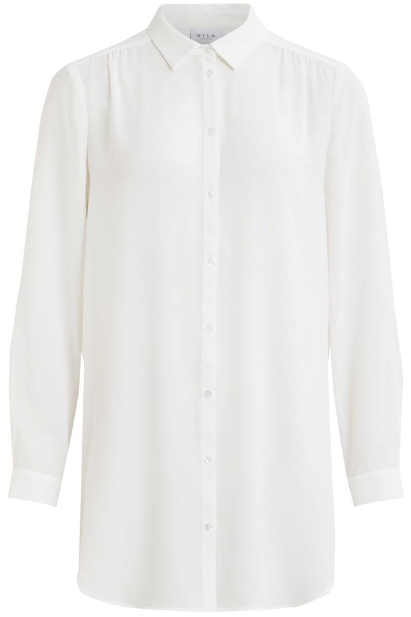 VILA VILUCY BUTTON LS TUNIC Dames T-shirt - Maat 40