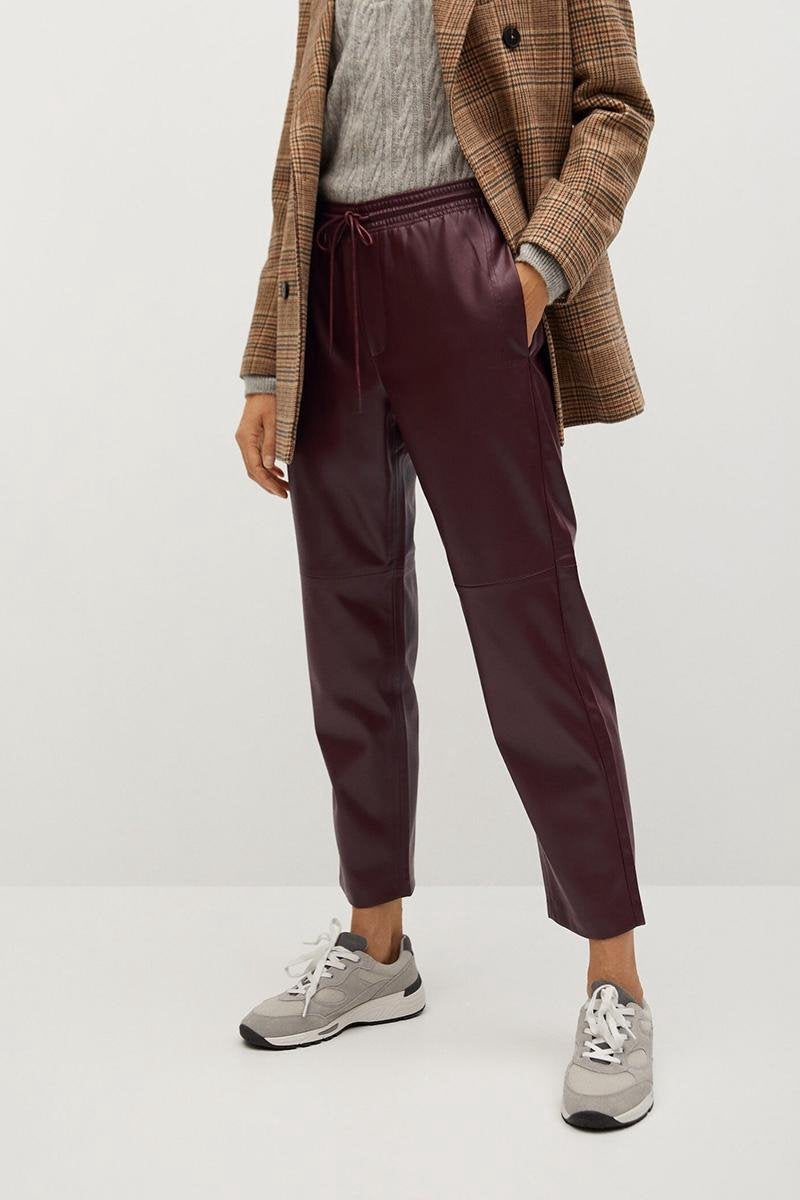 Broek Met Leereffect 87050553 76