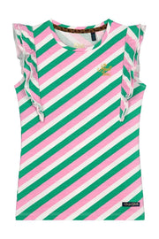 Quapi T-shirt Anita light pink diagonaal