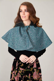 Voodoo Vixen Cape -L- Erin Herringbone Groen