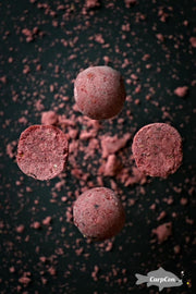 Boilies 'Strawberry Cheesecake' 18mm - 1kg - Readymade - Boilies Karper aas - Zoet - Aas voor Vissen - Karper Lokvoer