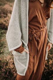 Alwero vest Tilda 100% wol Sand -
