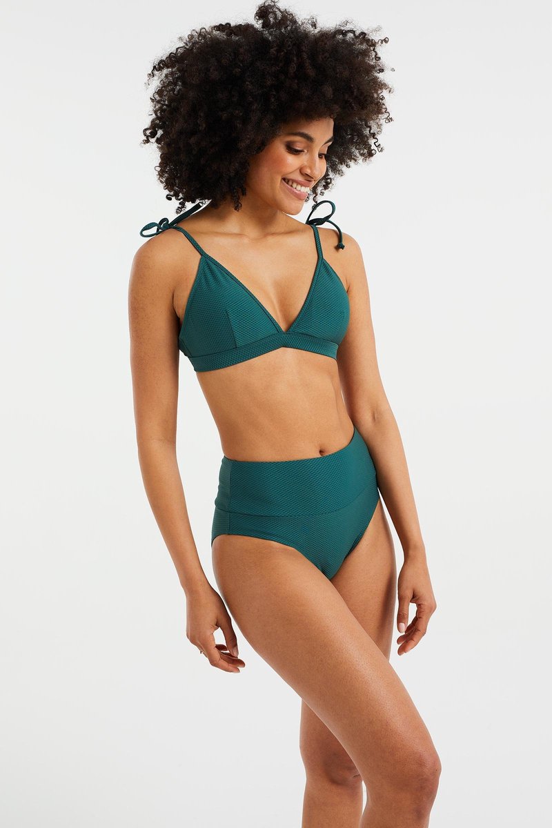 WE Fashion Dames bikinitop met structuur