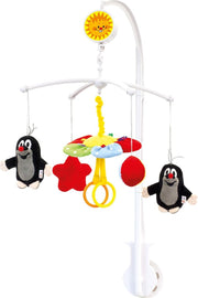 Bino Muziekmobiel Little Mole Junior 32 X 45 Cm Polykatoen Wit