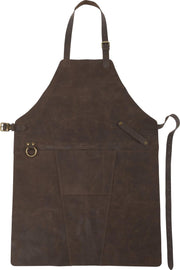 Bbq Schort - Kwaliteits Leder - echt Rund Leder - Leren Schort - ook voor je Buitenkeuken !
