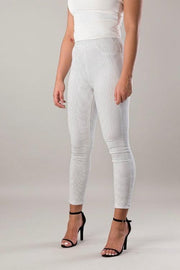 New Star dames trekking broek Rigi grijs/wit geruit - maat 28