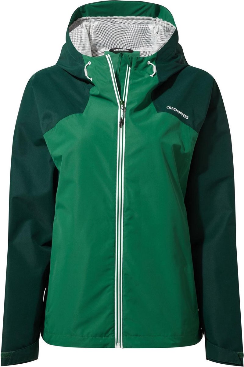 Craghoppers Jas Toscana Waterdicht Dames Polyester Groen Mt 34