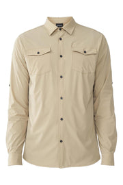 Tenson Blouse Jimi Heren Polyamide Beige Maat M