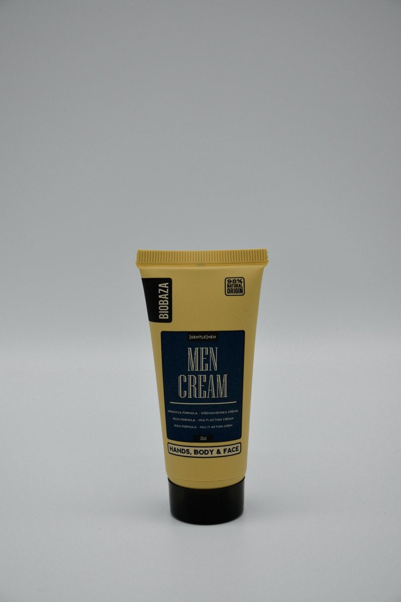 BIOBAZA Men universele crème 98% natuurlijke oorsprong reiseditie