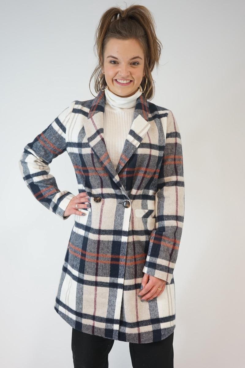 La Pèra Geruite Trenchcoat Akhan zwart - beige - camel - roestbruin Lange blazer Dames - Maat 40