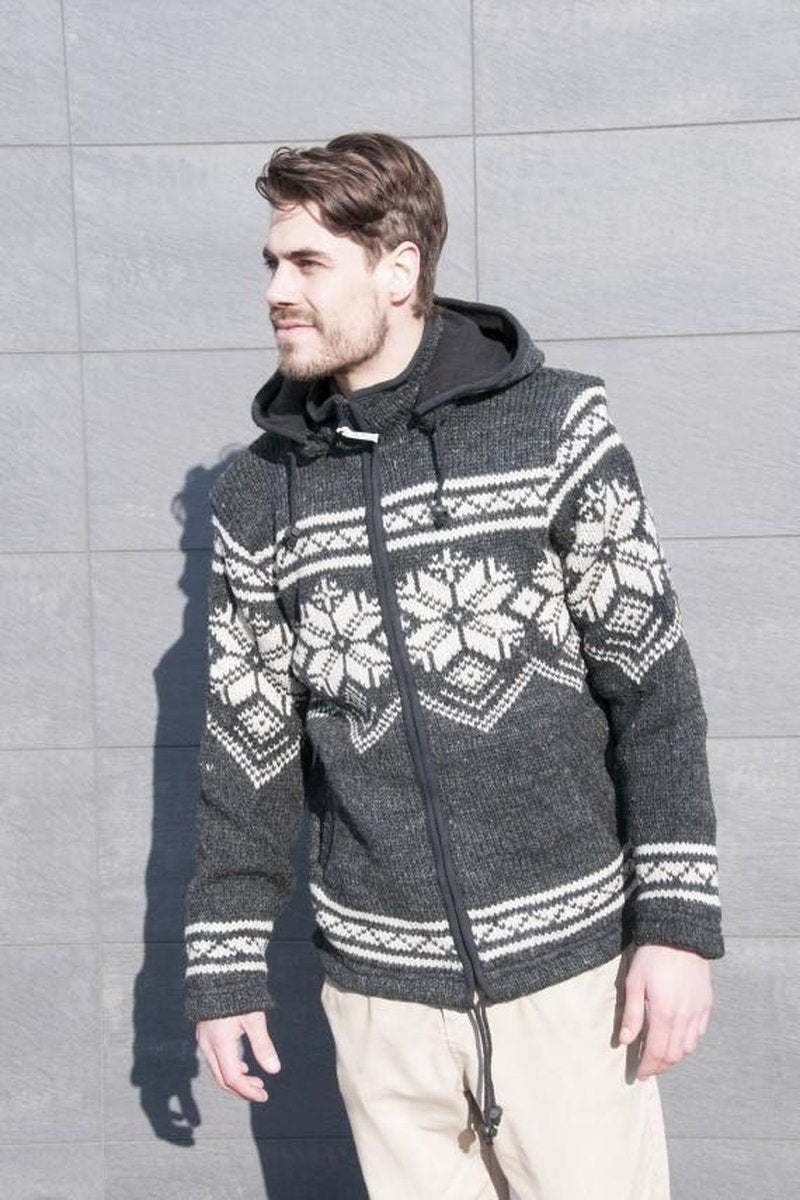 Pure Wool herenjas WJK-1305 antraciet  M
