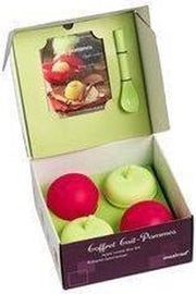 Mastrad Appelbeignetvorm - Siliconen - Met appelboor - Set van 4 stuks - Groen