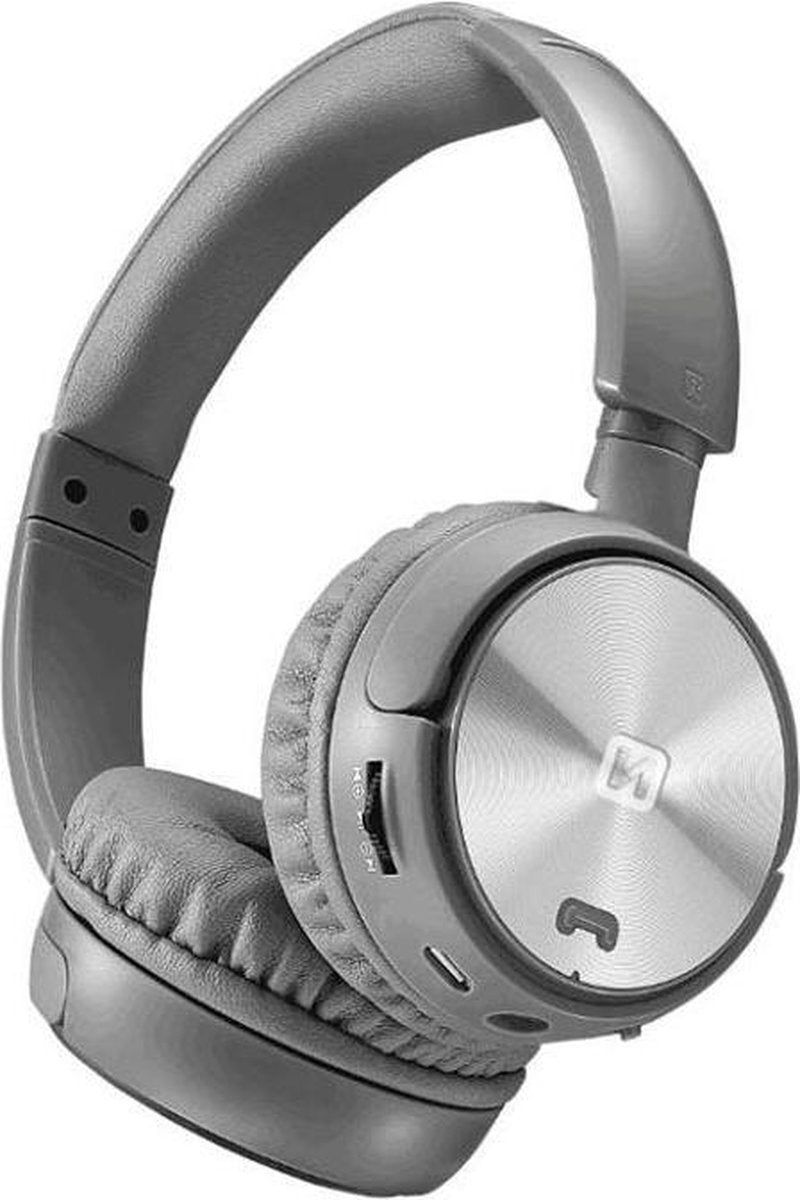 Swissten Trix - Draadloze on-ear koptelefoon - Zilver/Grijs
