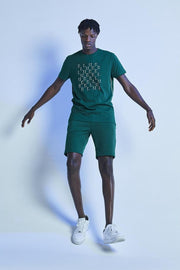 T Shirt Crewneck Chest Artwork Q01320404 157 Dark Seagreen