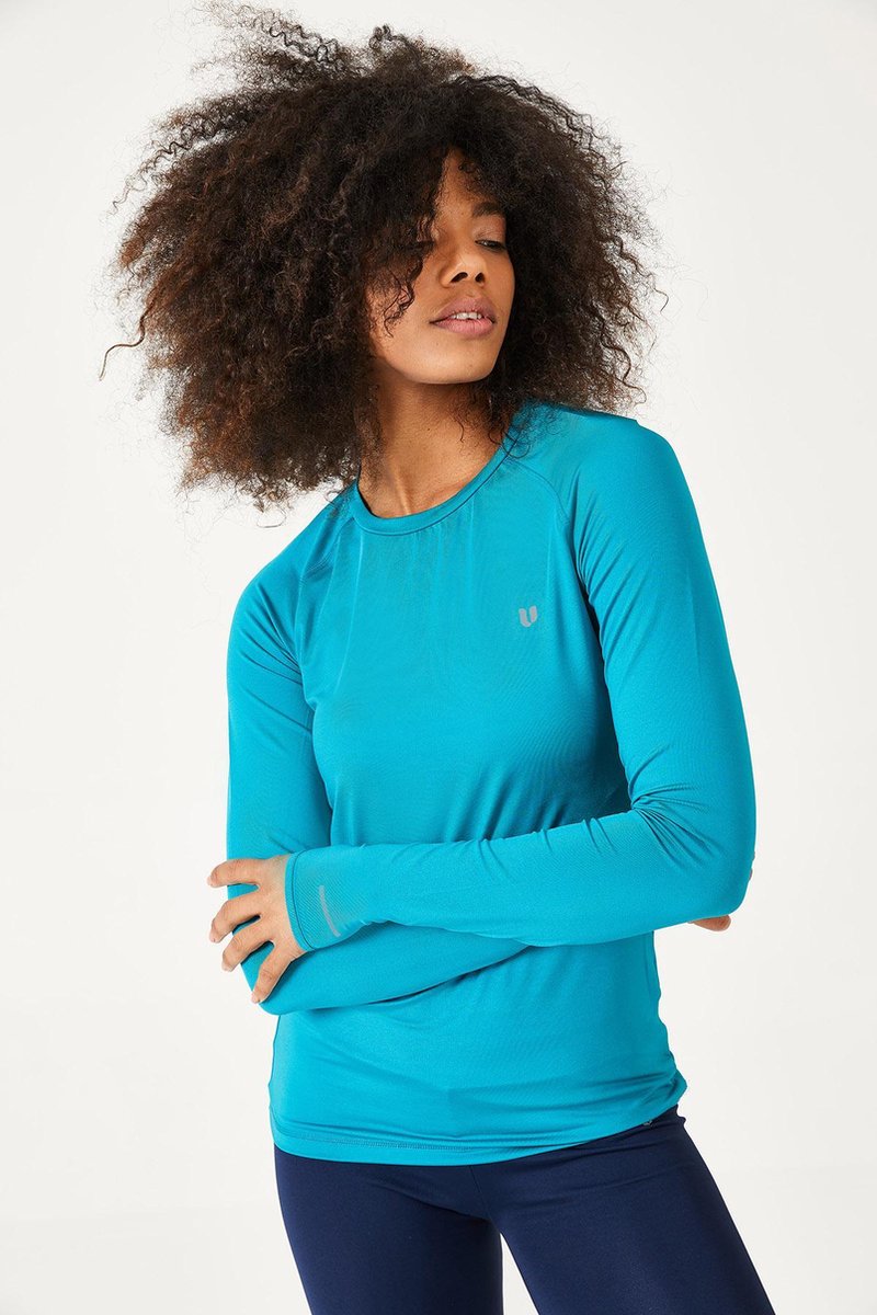 cúpla Women's Activewear Long Sleeve T-Shirt Sportswear for Training Gym Running Yoga with Finger Holes