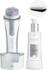 Elektrische Gezichtsborstel ZEITGARD Cleansing Device Soft + een reinigingscrème