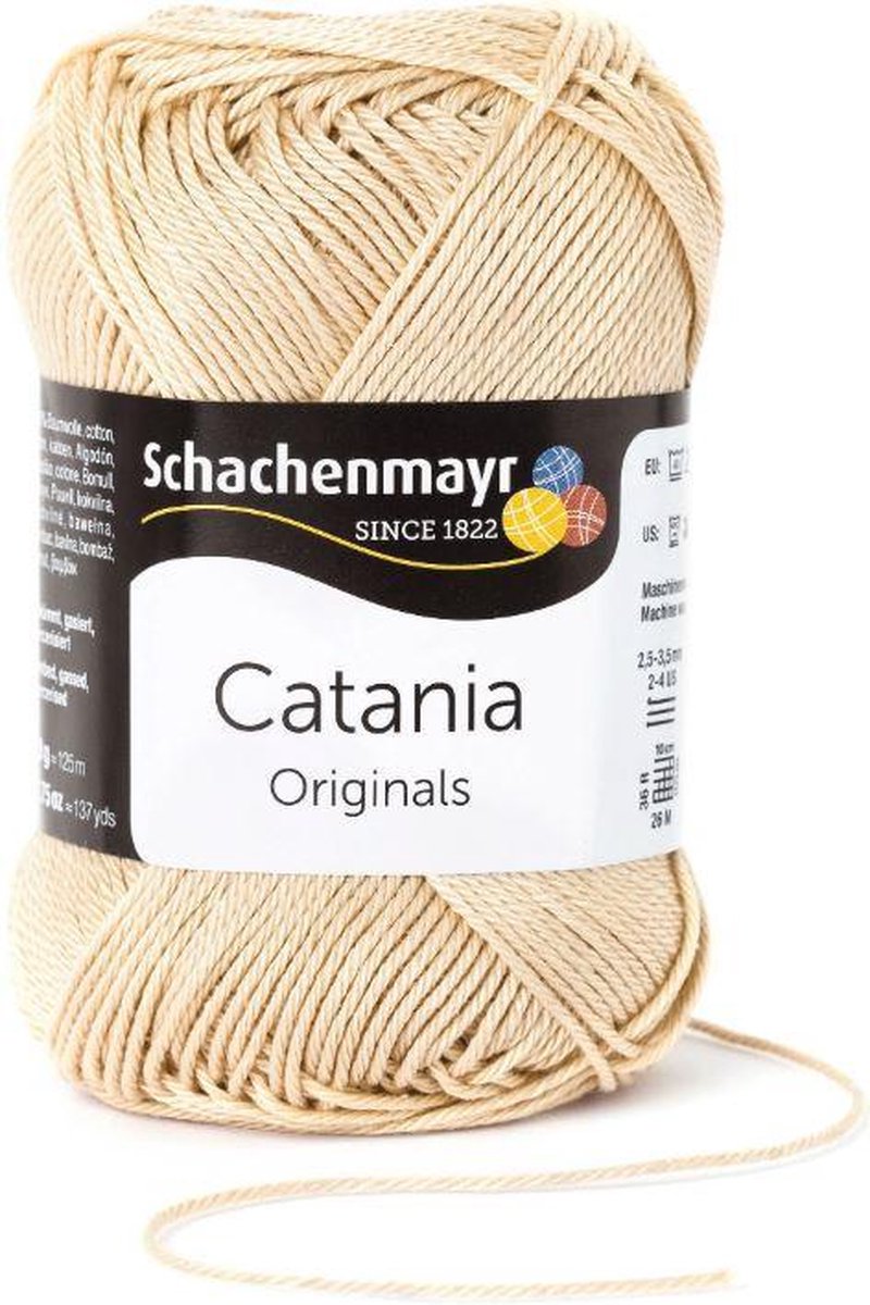 10 bollen Catania Orignals 50 g kleur 404 sand
