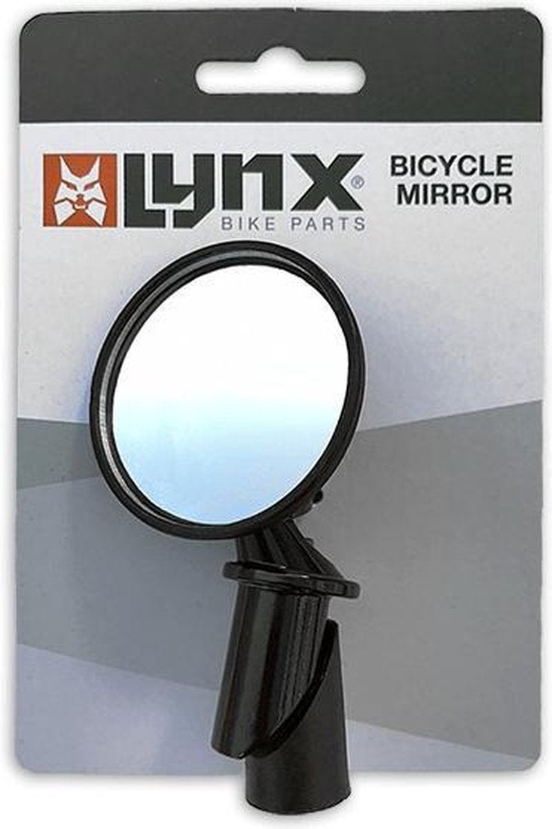 Lynx Fietsspiegel 50 Mm Links/rechts Stuurbevestiging Zwart