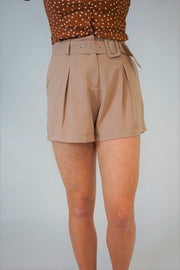 La Pèra Beige Short TAN Vrouwen broekje Dames - Maat XS