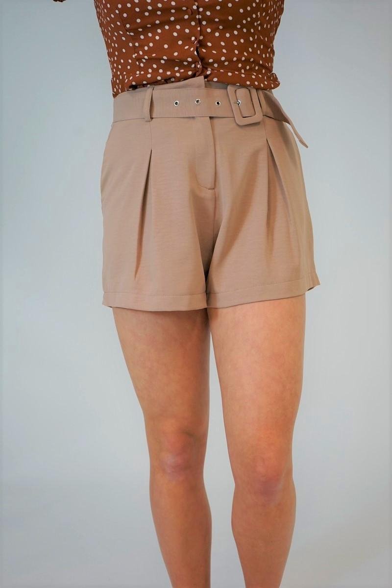 La Pèra Beige Short TAN Vrouwen broekje Dames - Maat XS