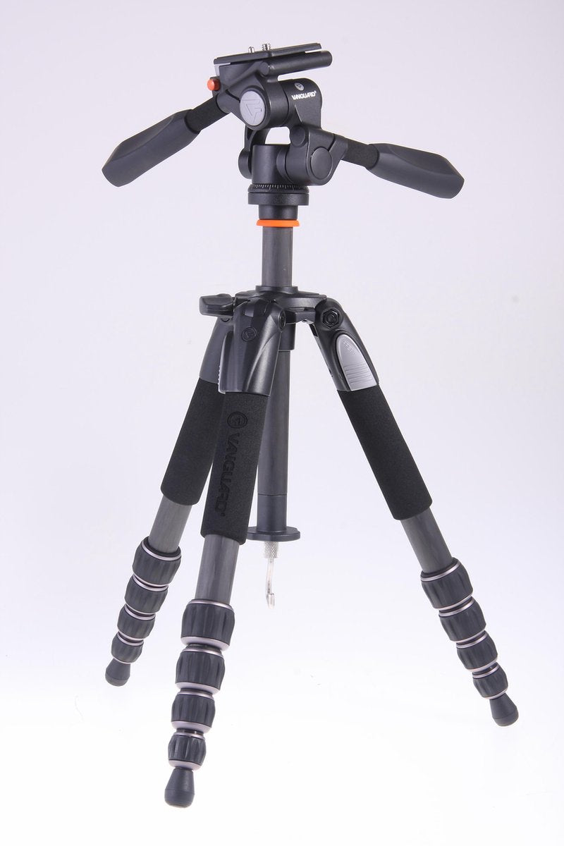Vanguard Alta+ 225CP Carbon Statief - Macro - Vlog - Tafel-vloer Model - 810 Gram - Incl Kop