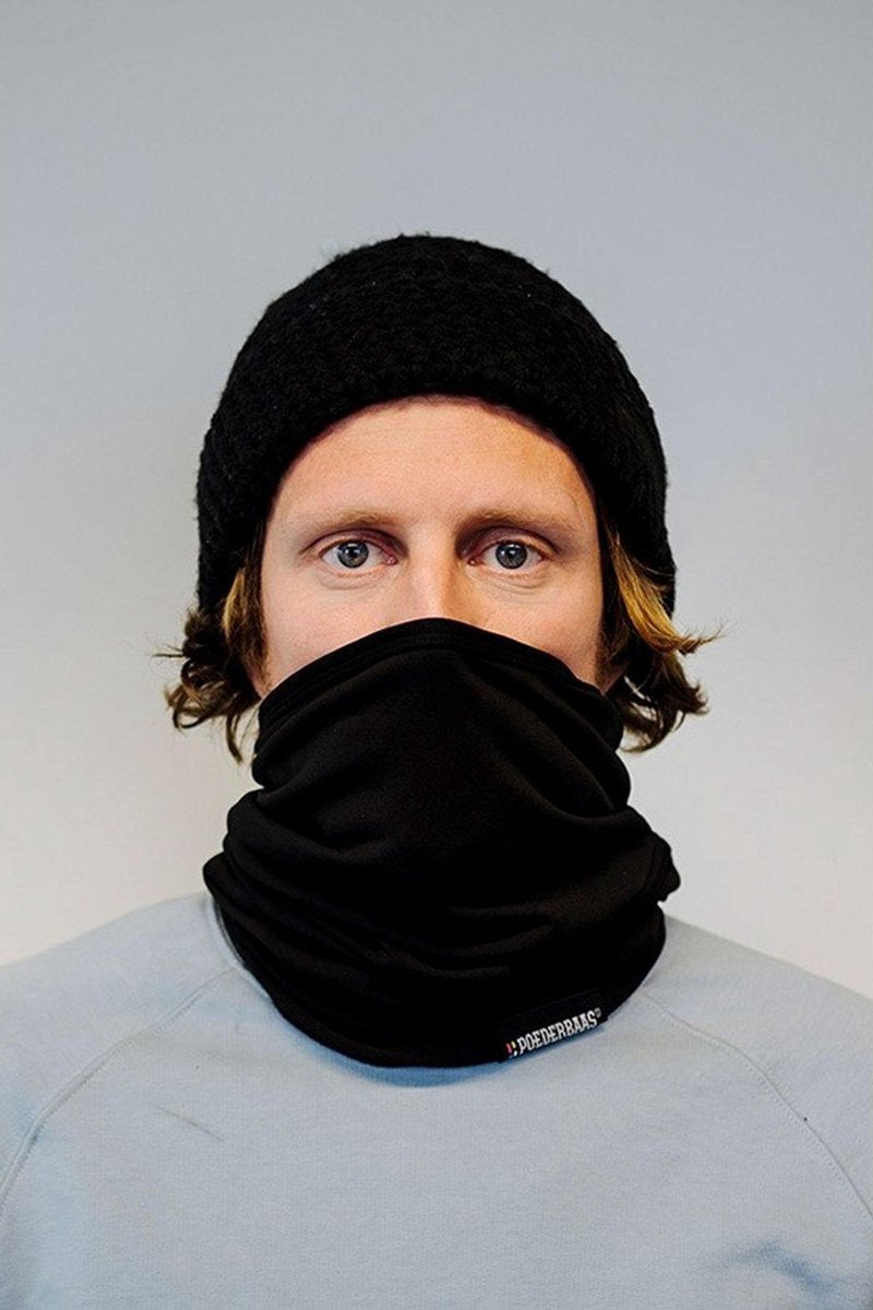 Poederbaas Nekwarmer - Unisex - zwart