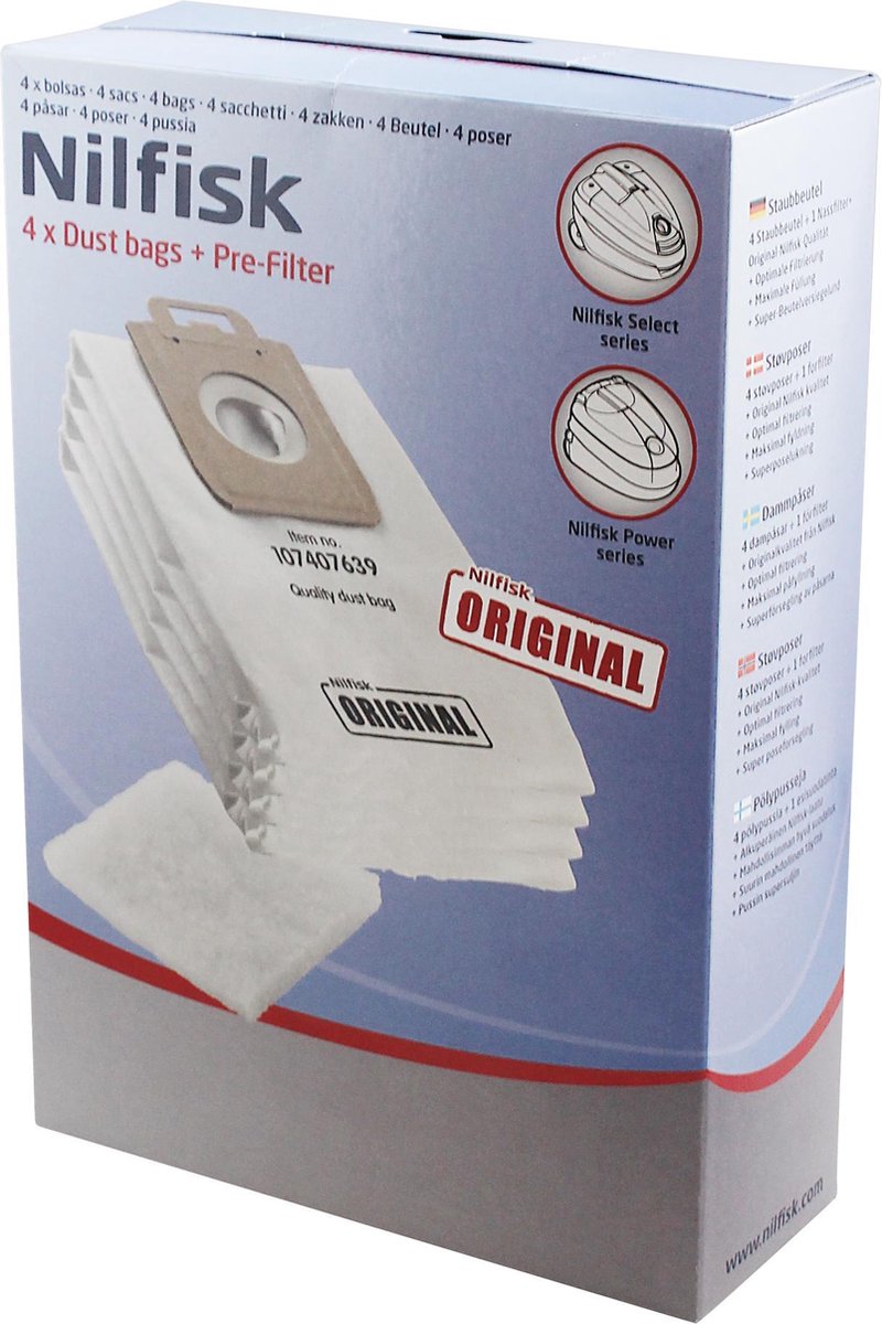 Nilfisk Stofzuigerzak Power-Select