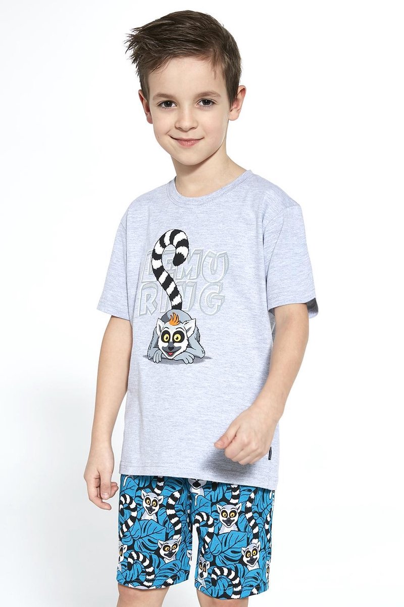 Cornette Katoenen Pyama Jongens | Korte Mouw Korte Broek | Pyjama Jongens | Shortama Jongens | Lemuring 789/95 790/95 98/104