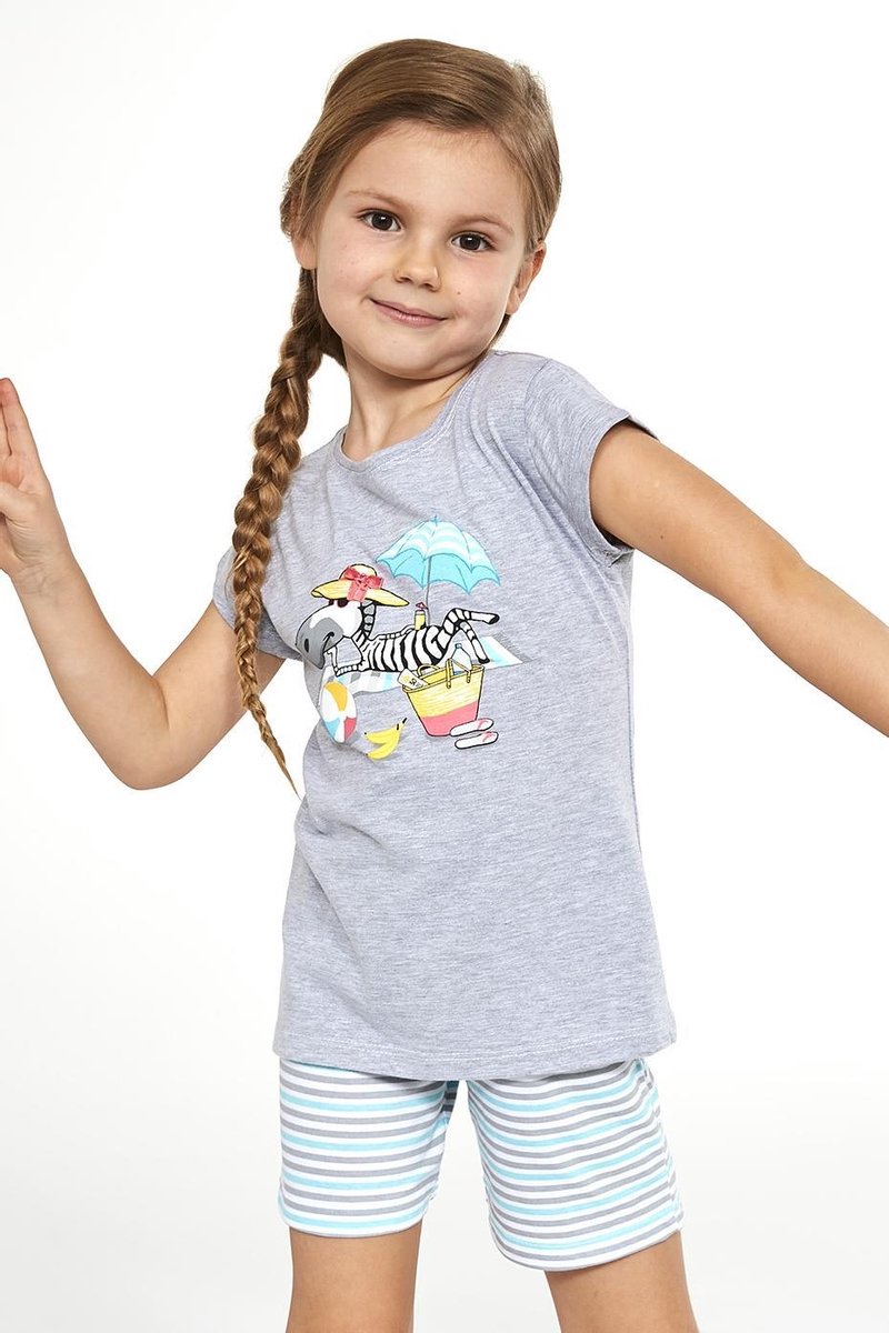 Cornette Katoenen Pyama Meisjes | Korte Mouw Korte Broek | Pyjama Meisjes | Shortama Meisjes | Relax 787/71 122/128