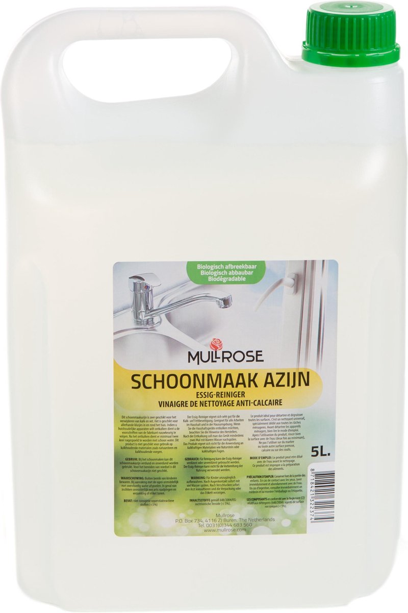Mullrose schoonmaakazijn - 5 Liter